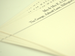 Design and proof your personalised Social Stationery Correspondence Cards